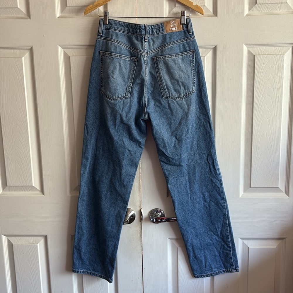We the free Pacifica Straight-Leg Jeans Mid Blue - Picture 9 of 14